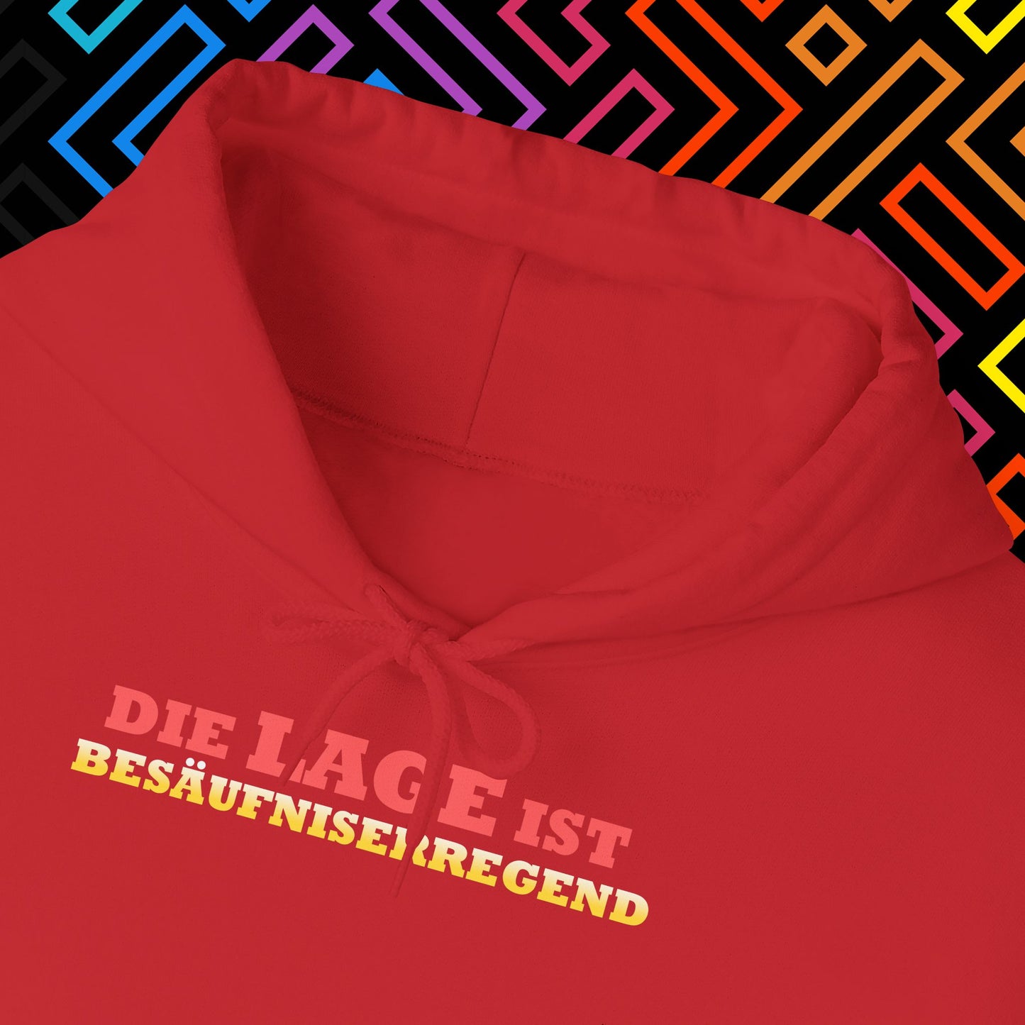 "Die Lage ist Besäufniserregend" Hoodie Unisex