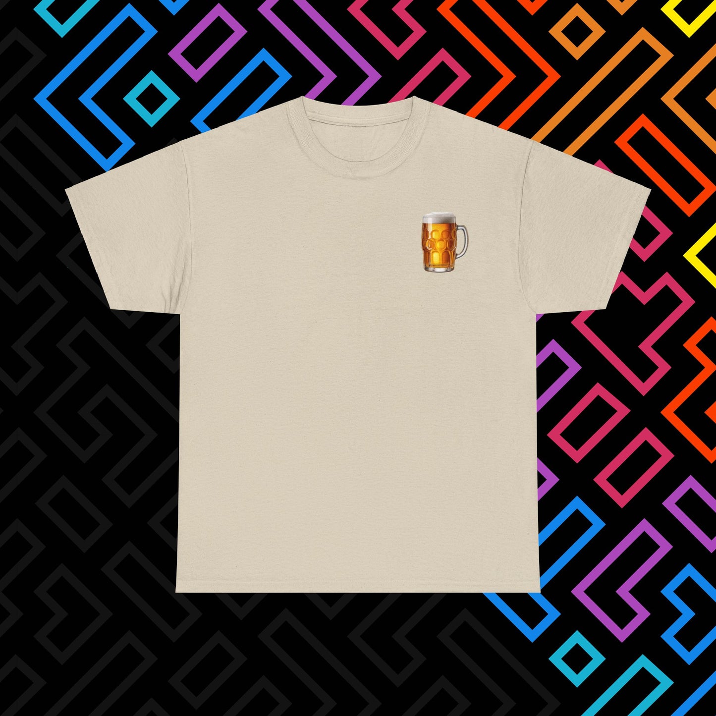 "Beer" Backprint T-Shirt Unisex
