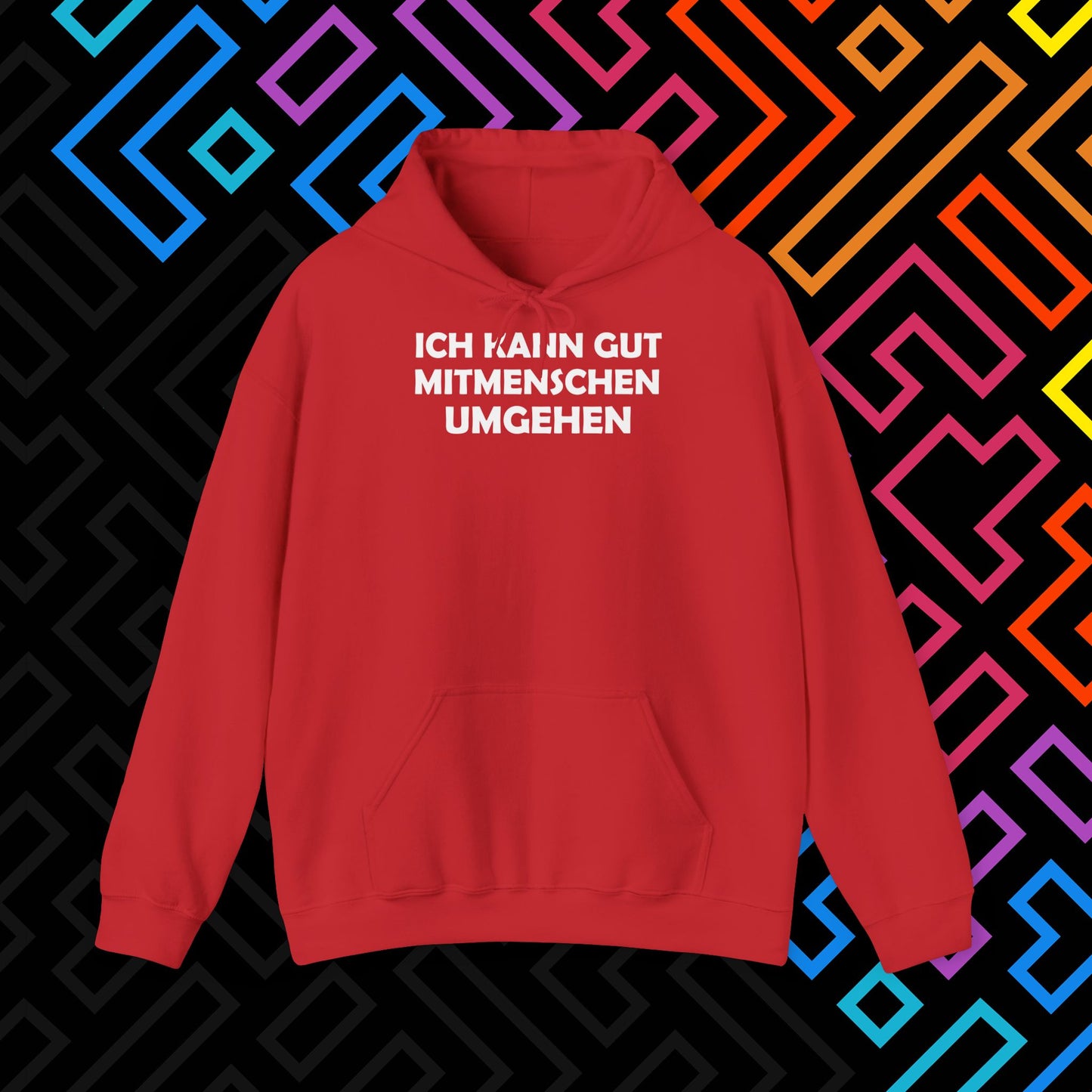 "Mitmenschen umgehen" Hoodie Unisex