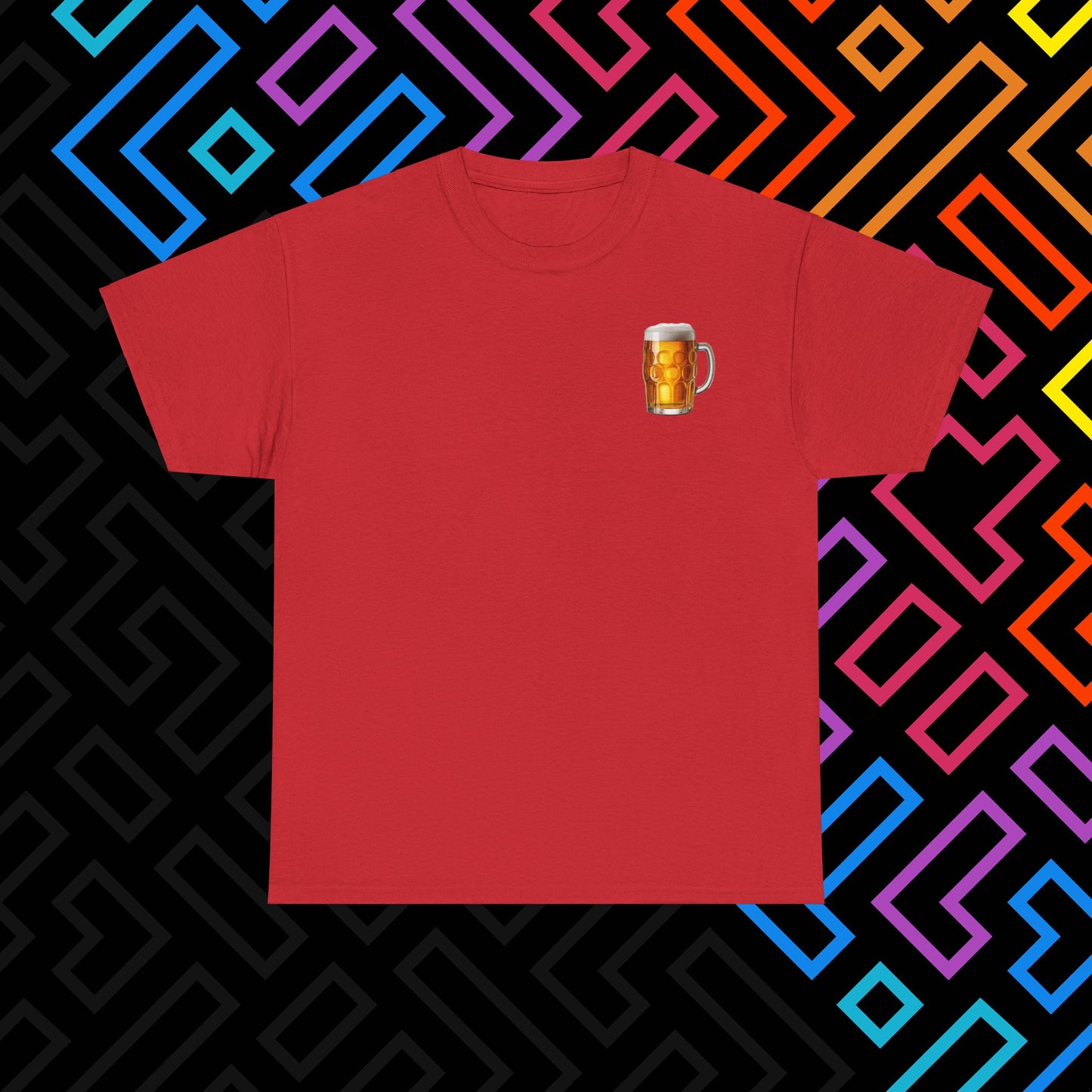 "Beer" Backprint T-Shirt Unisex