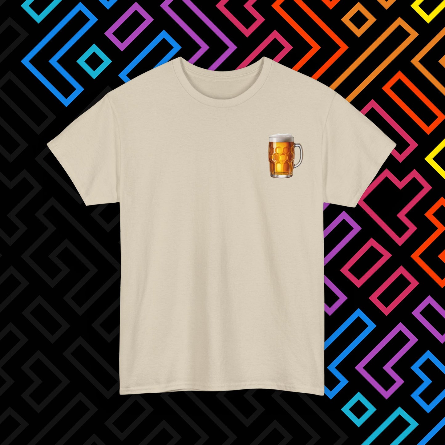 "Beer" Backprint T-Shirt Unisex