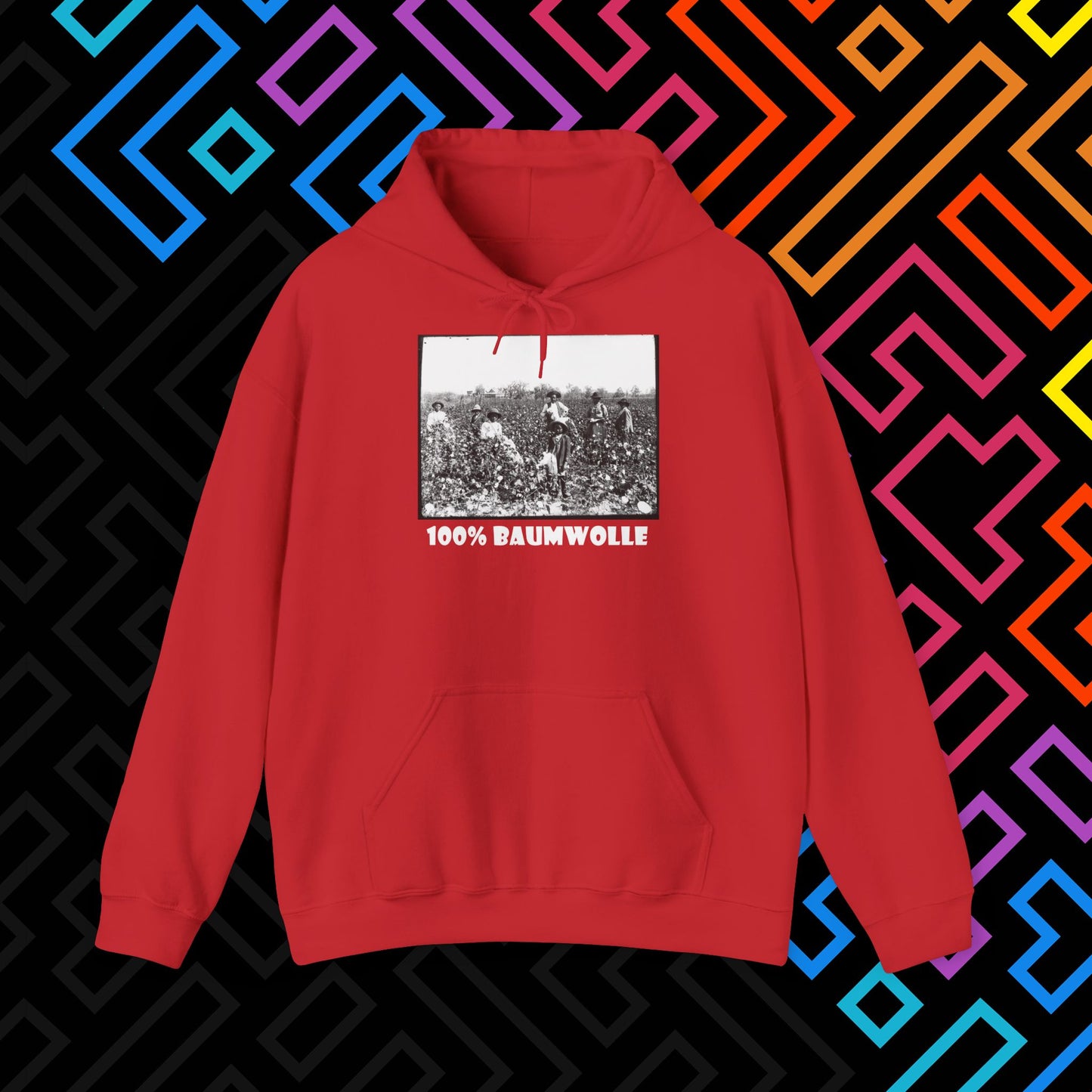 "100% Baumwolle" Hoodie Unisex