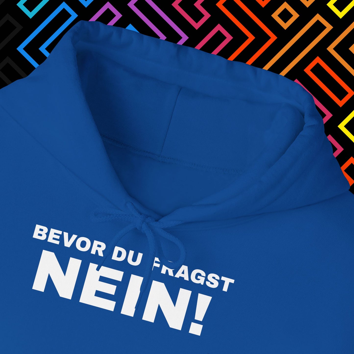 "Bevor du fragst Nein!" Hoodie Unisex
