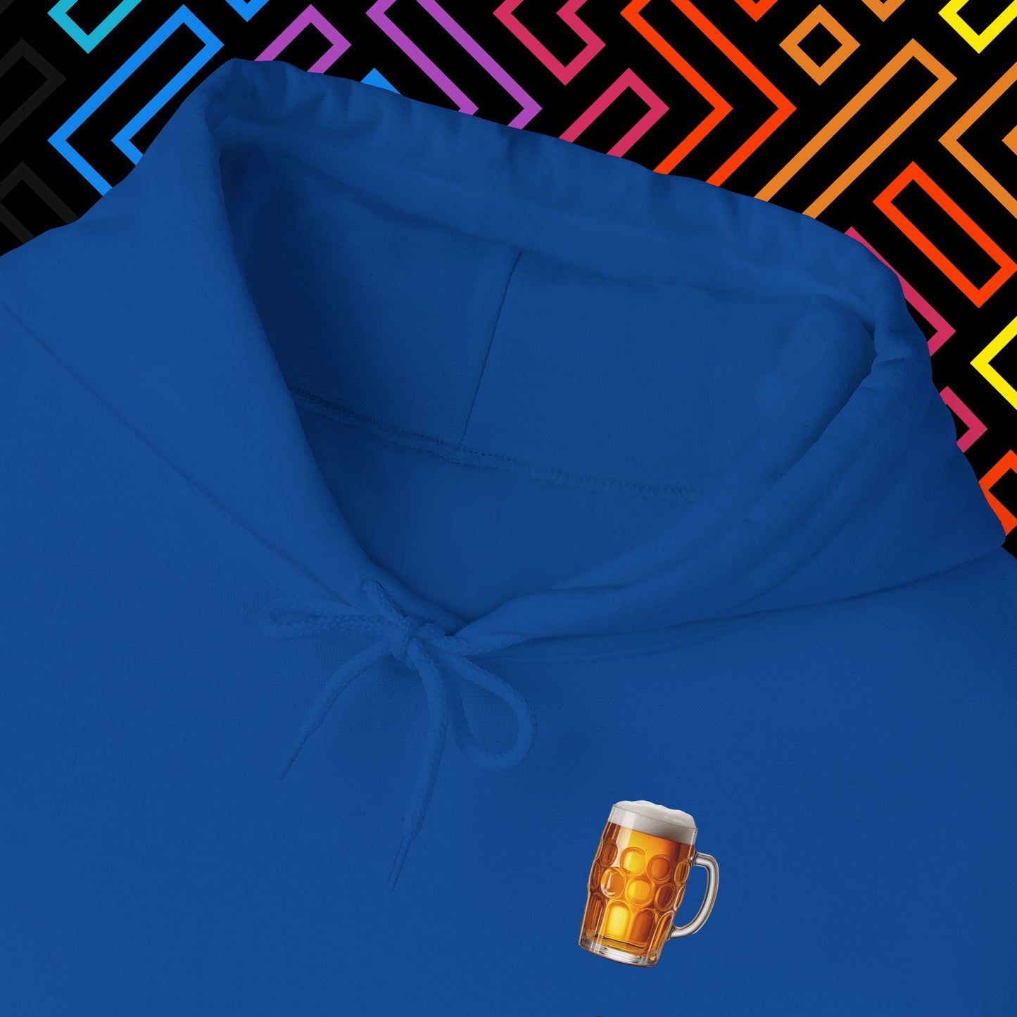 "Beer" Backprint Hoodie Unisex