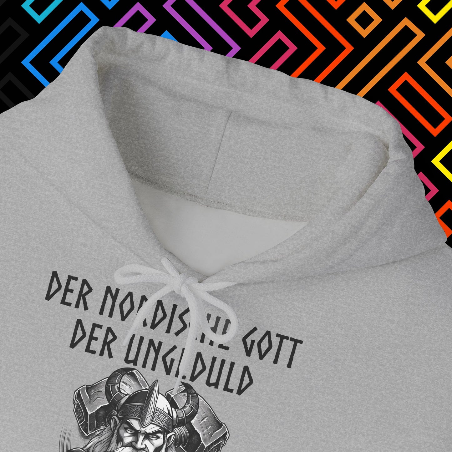 "Der nordische Gott Hammersbald" Hoodie Unisex