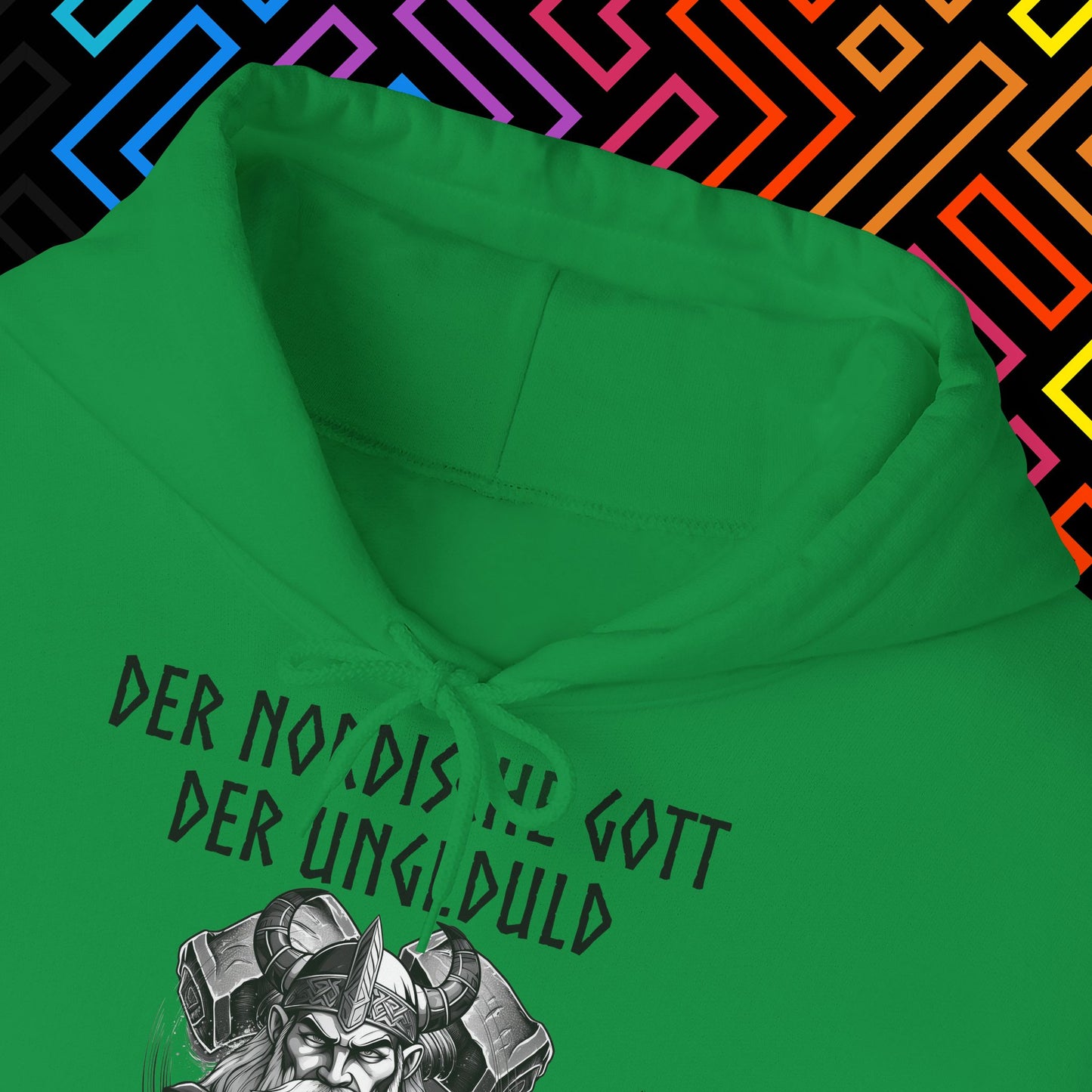 "Der nordische Gott Hammersbald" Hoodie Unisex