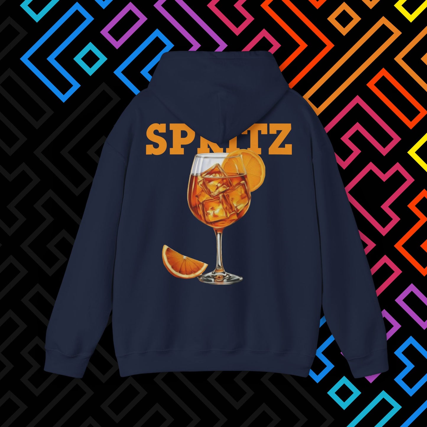 "Spritz" Backprint Hoodie Unisex
