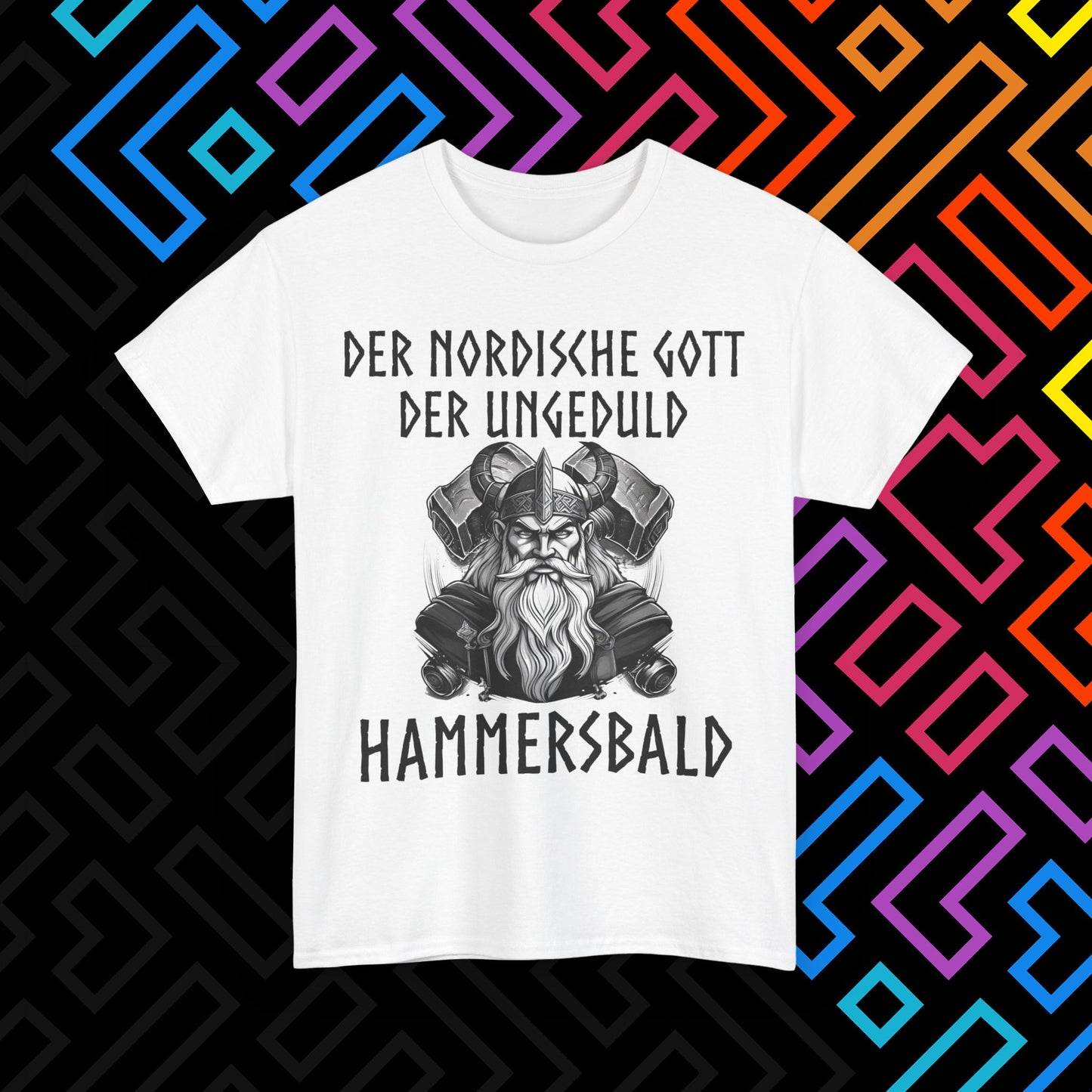 "Der nordische Gott Hammersbald" T-Shirt Unisex