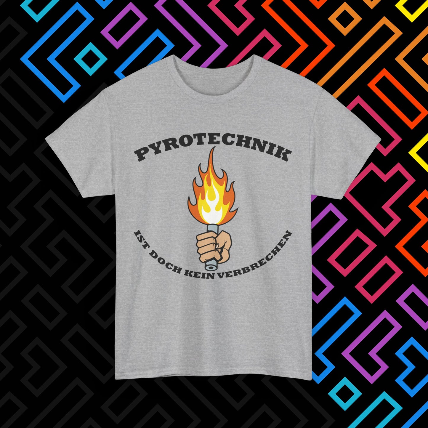 "Pyrotechnik ist kein Verbrechen" T-Shirt Unisex