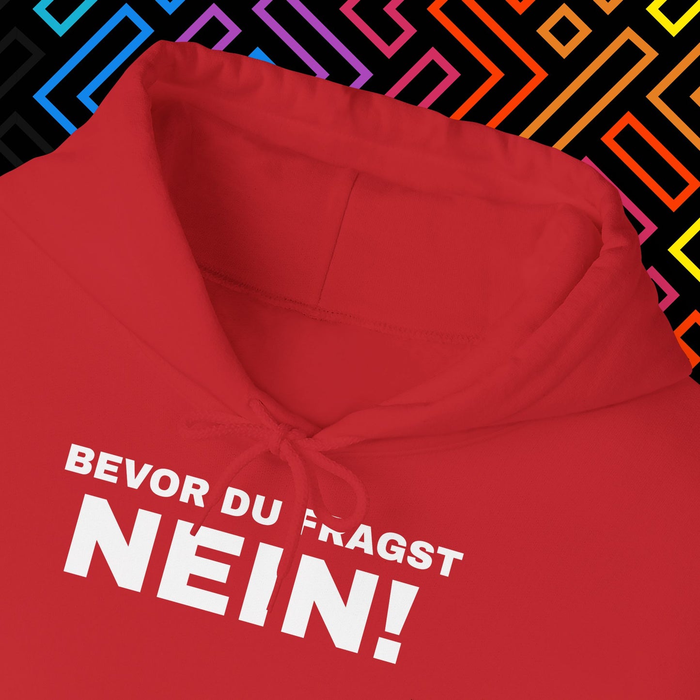 "Bevor du fragst Nein!" Hoodie Unisex