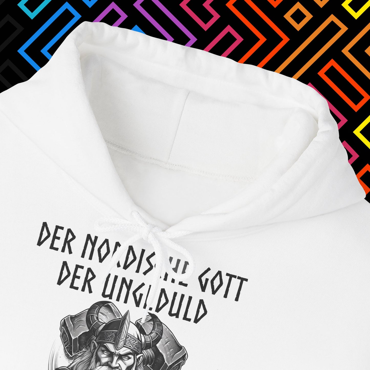 "Der nordische Gott Hammersbald" Hoodie Unisex