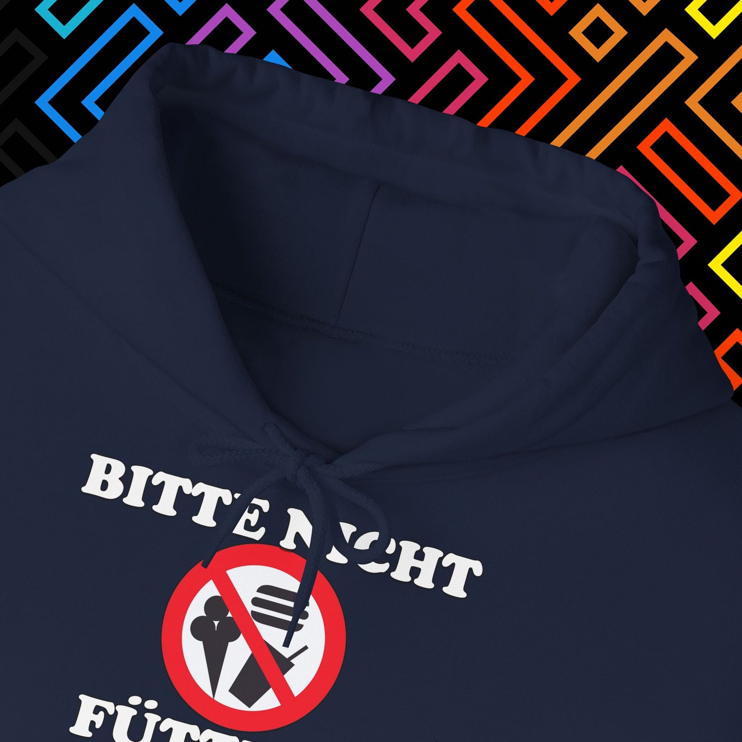 "Bitte nicht Füttern" Hoodie Unisex