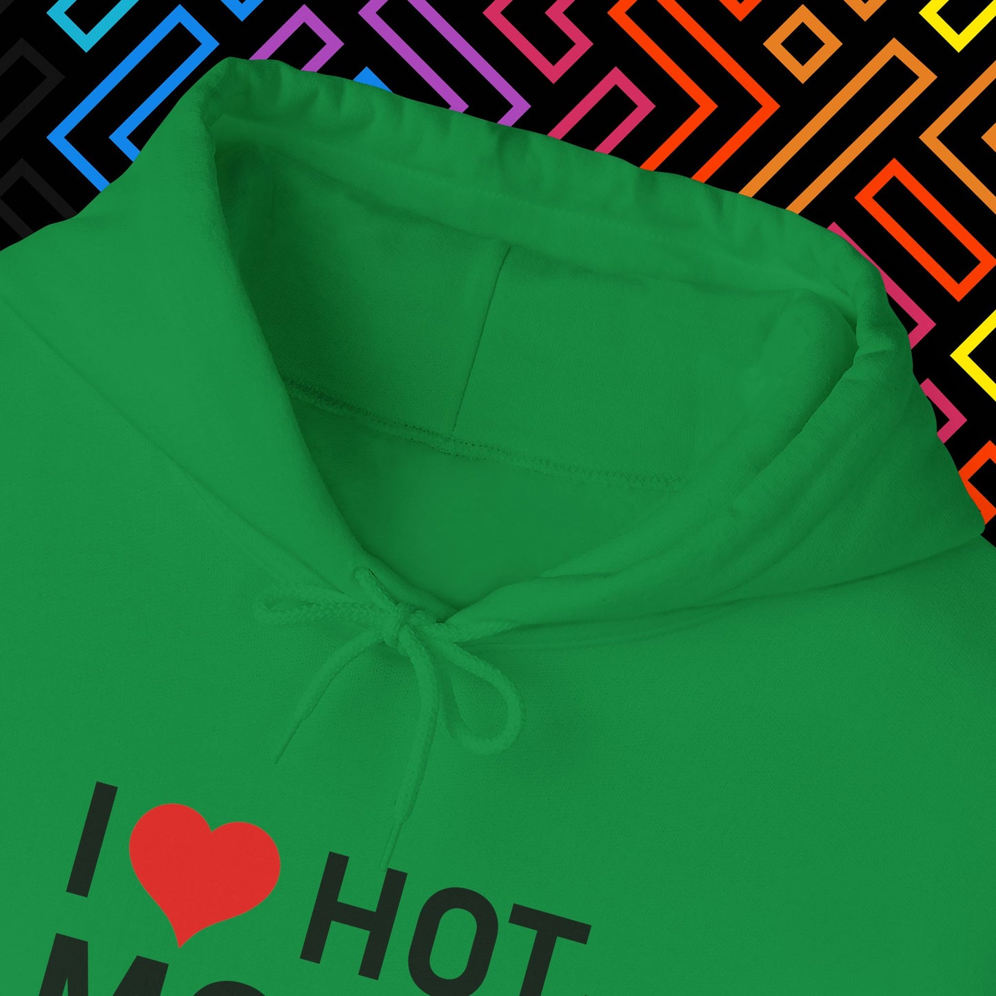"I ❤️ Hot Moms" Hoodie Unisex