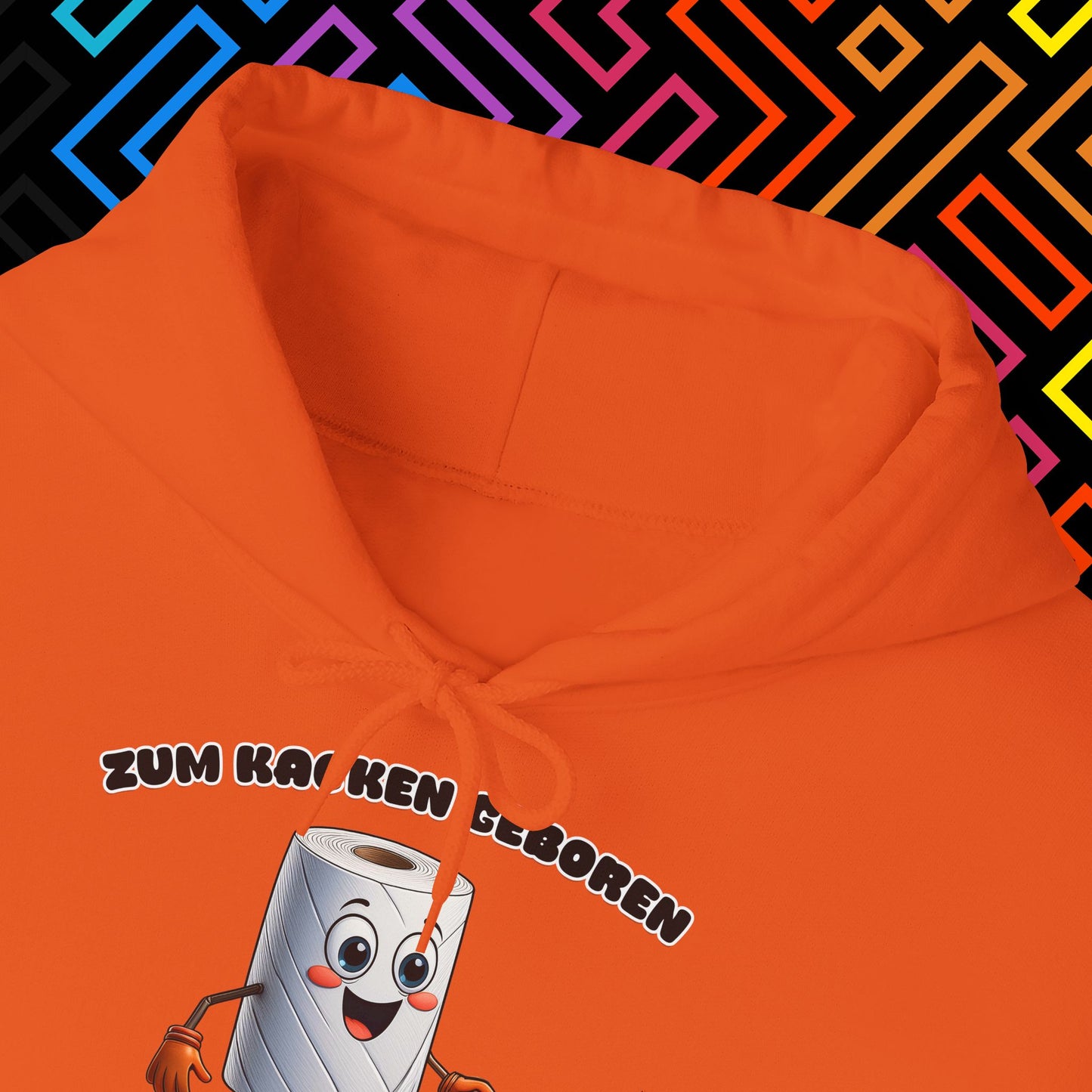 "Zum Kacken geboren" Hoodie Unisex