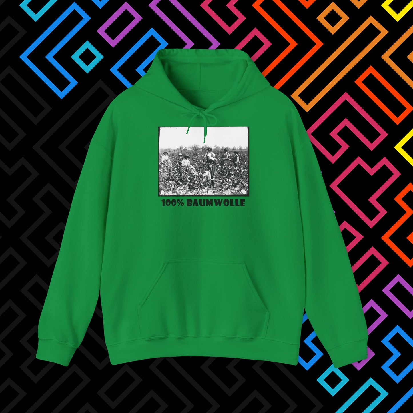 "100% Baumwolle" Hoodie Unisex
