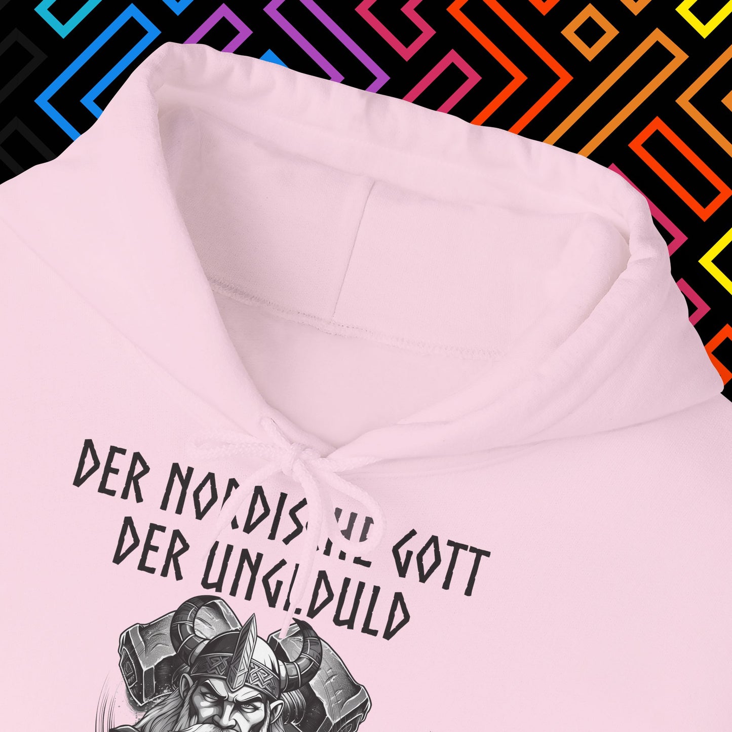 "Der nordische Gott Hammersbald" Hoodie Unisex