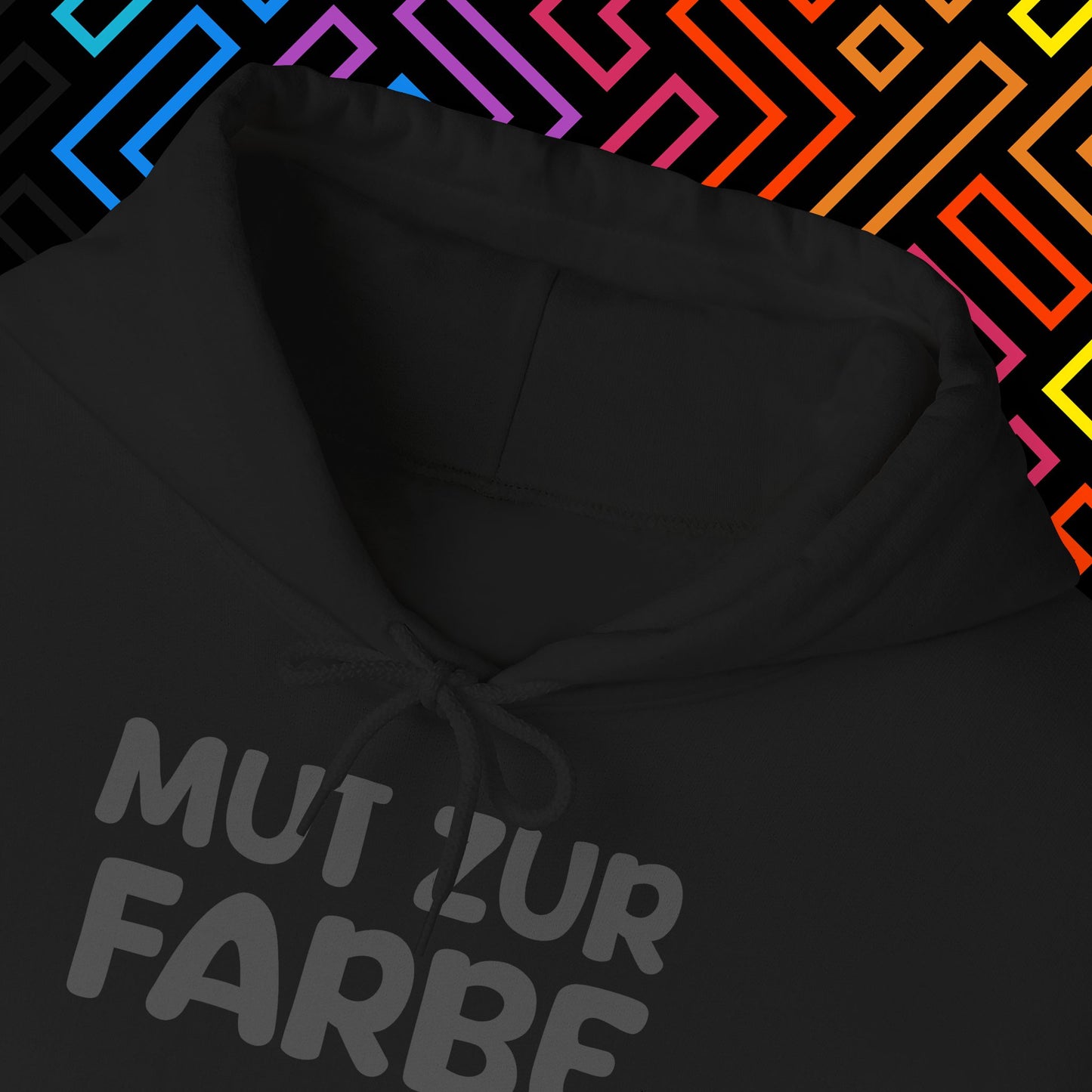 "Mut zur Farbe" Hoodie Unisex