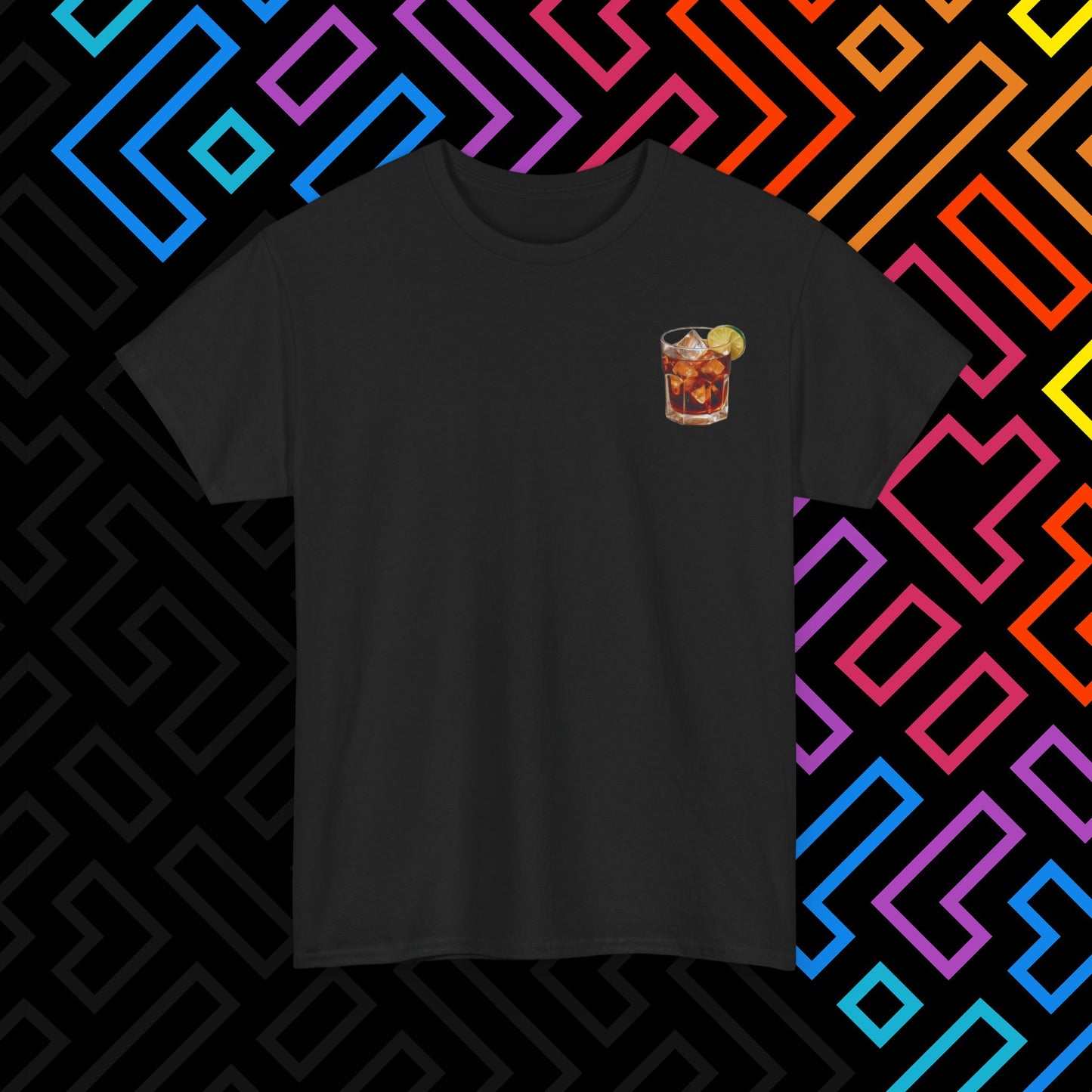 "Whiskey Cola" Backprint T-Shirt Unisex
