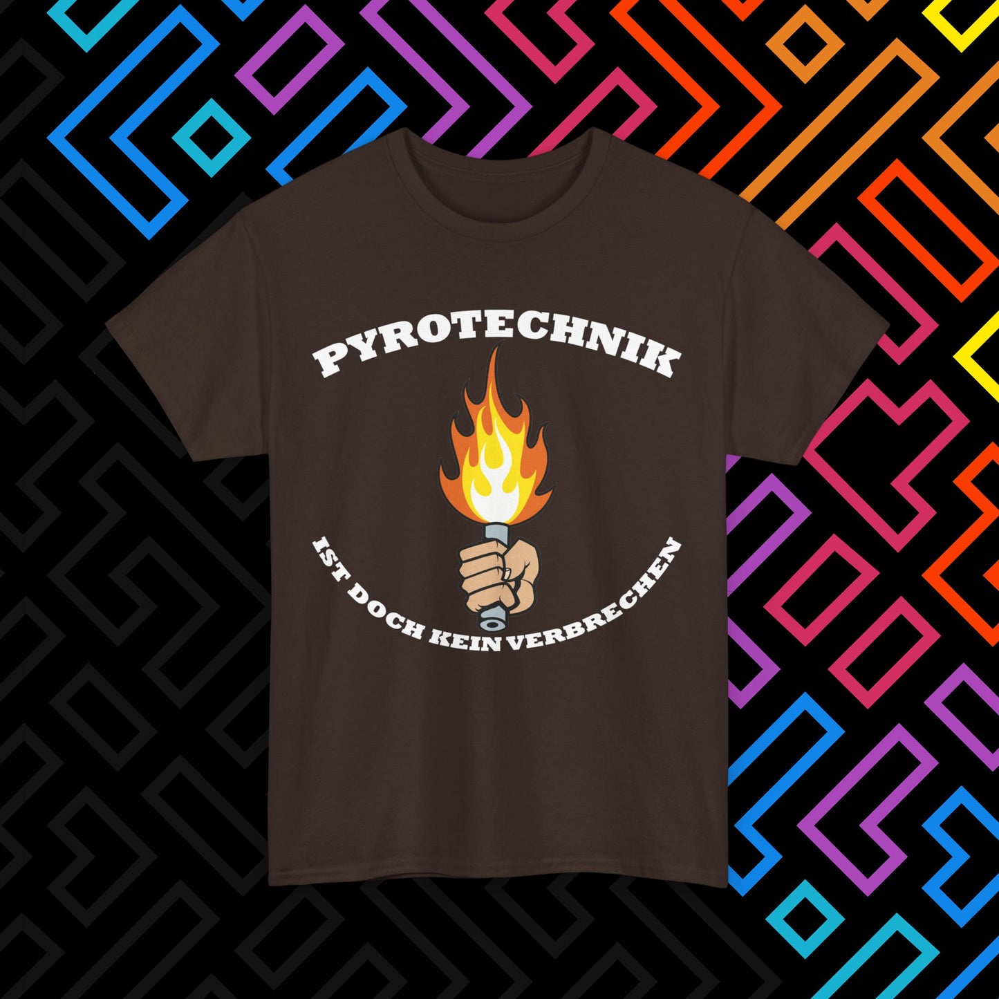 "Pyrotechnik ist kein Verbrechen" T-Shirt Unisex