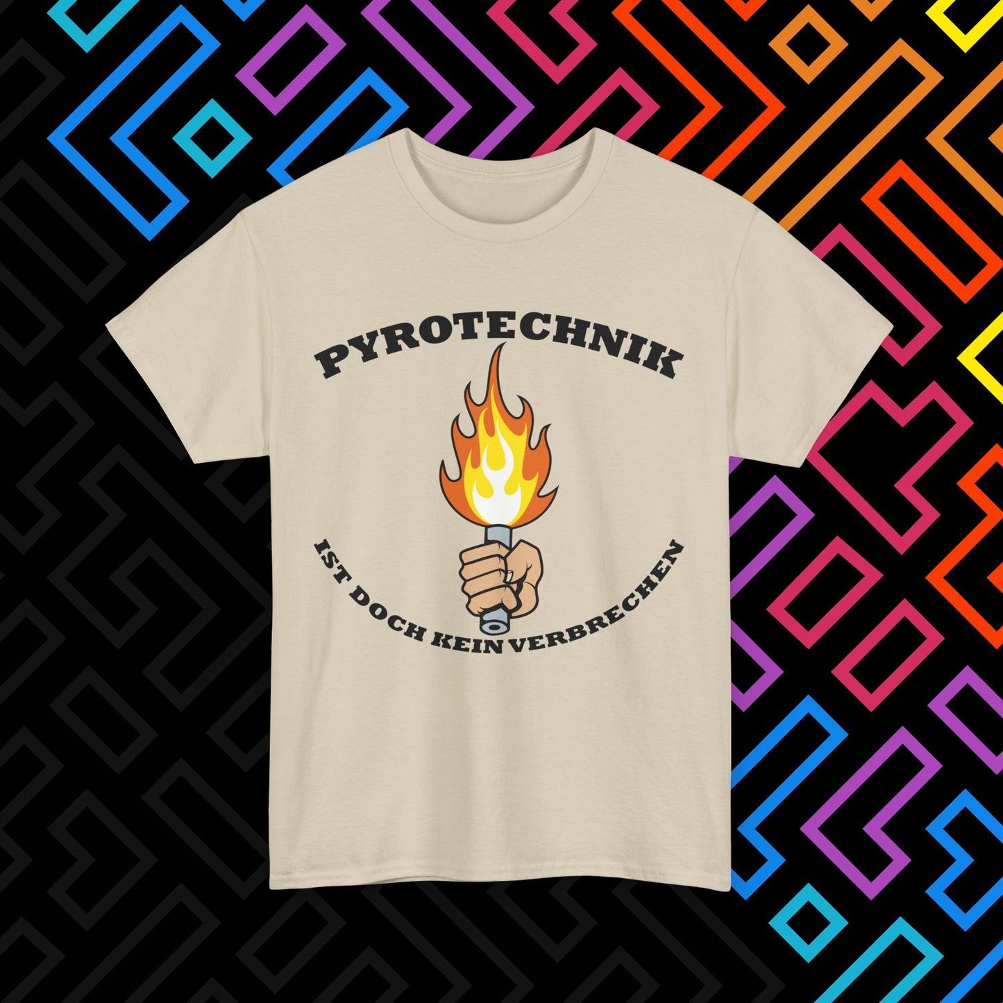 "Pyrotechnik ist kein Verbrechen" T-Shirt Unisex