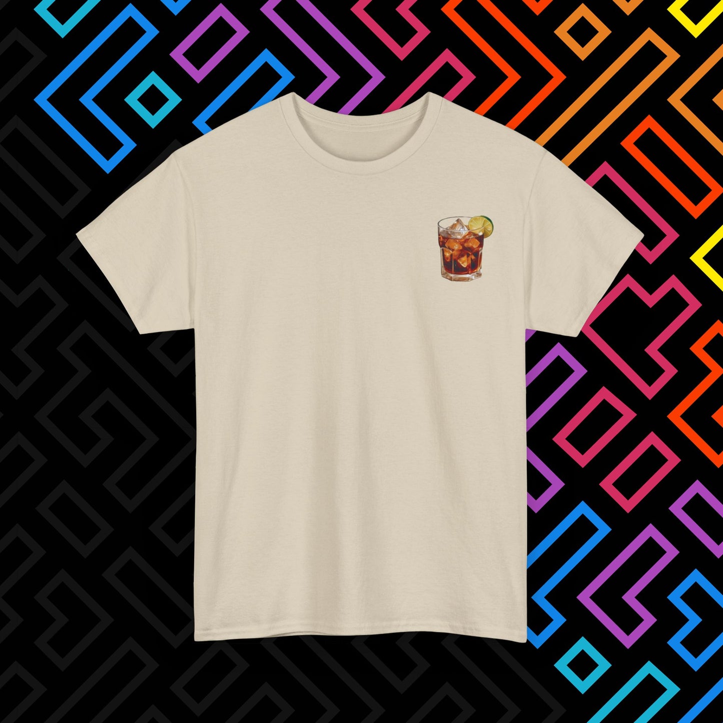 "Whiskey Cola" Backprint T-Shirt Unisex