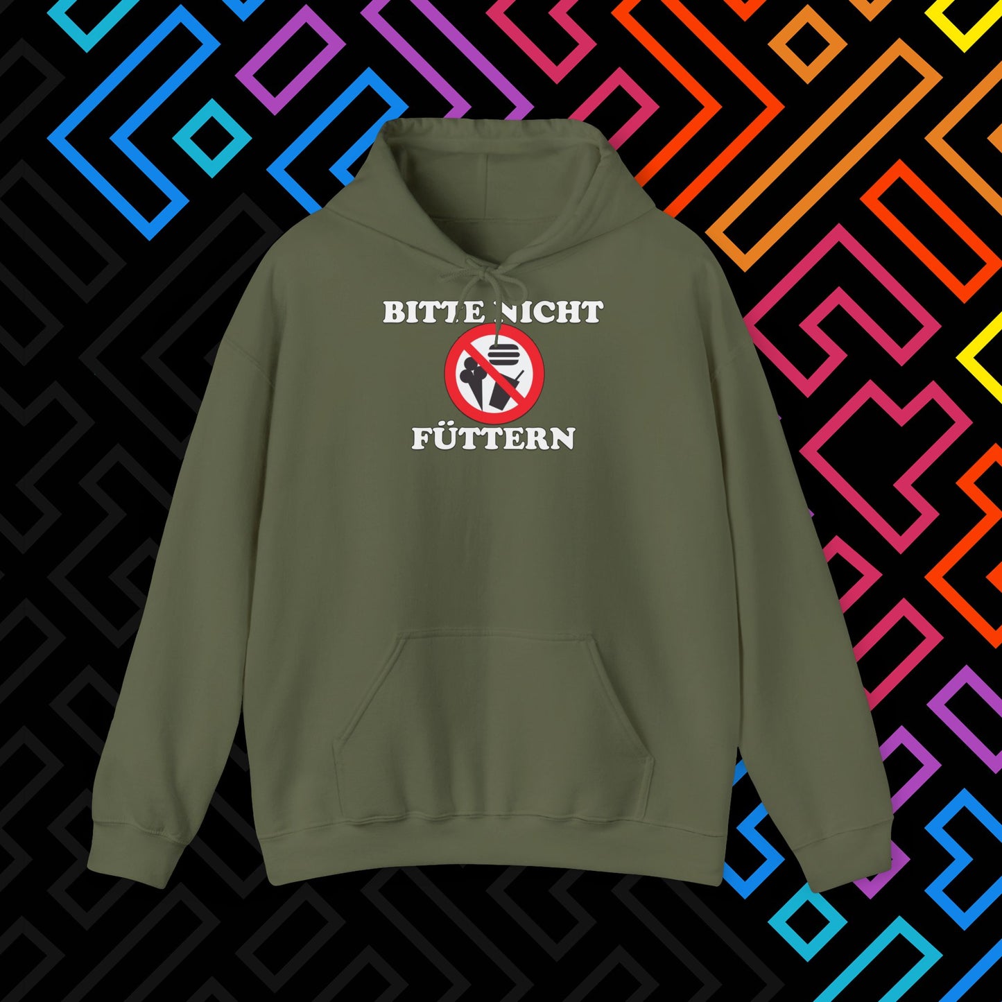 "Bitte nicht Füttern" Hoodie Unisex
