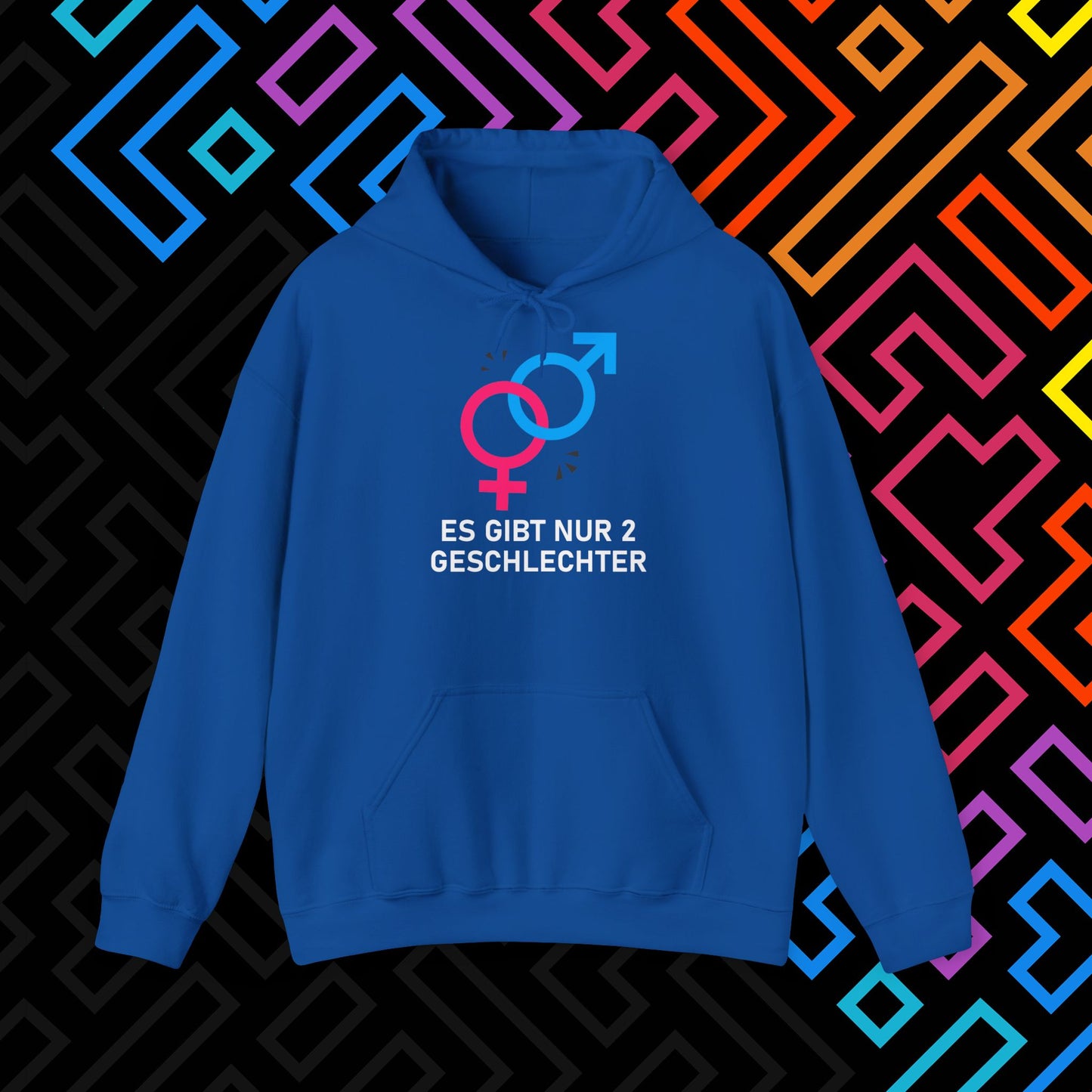 "2 Geschlechter" Hoodie Unisex