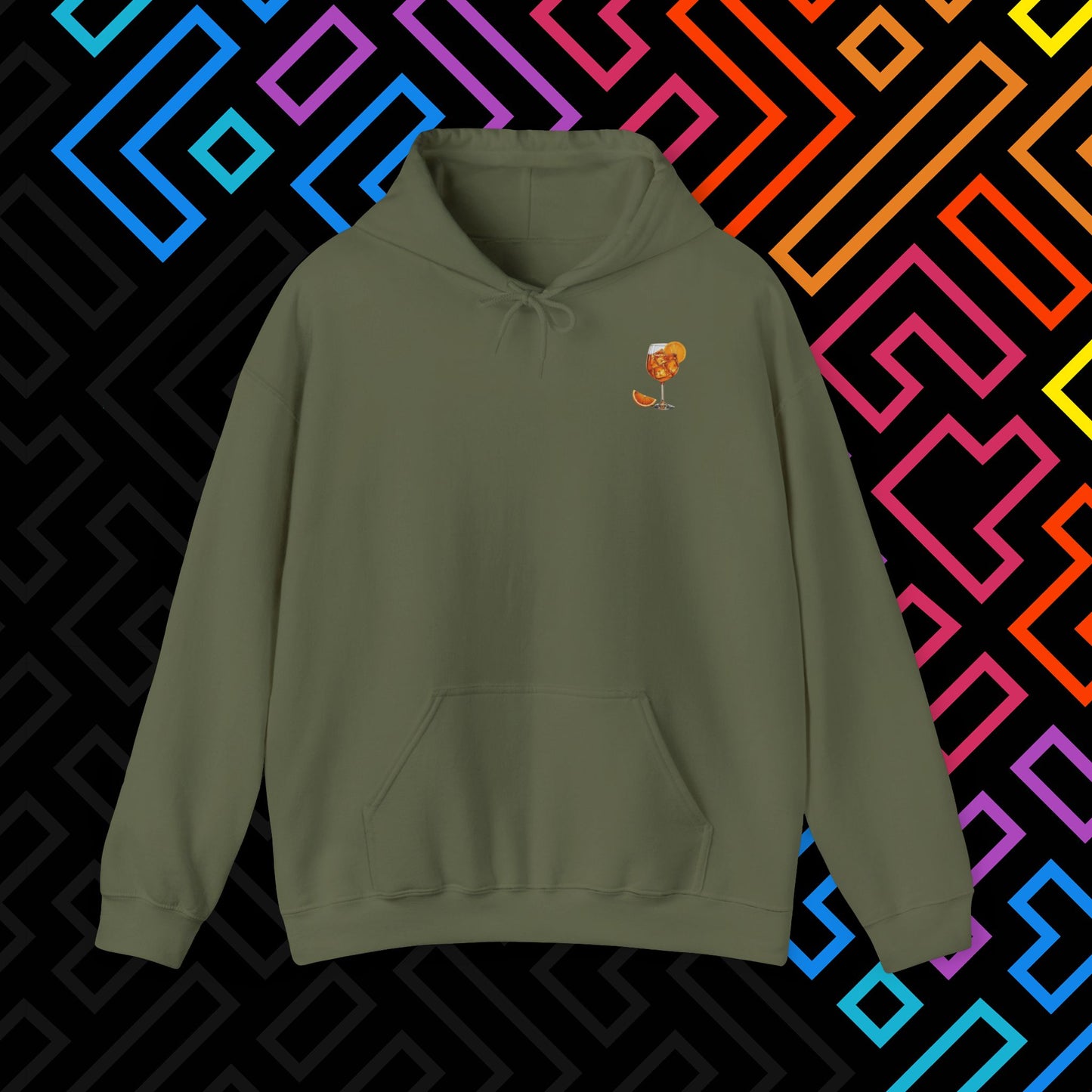 "Spritz" Backprint Hoodie Unisex