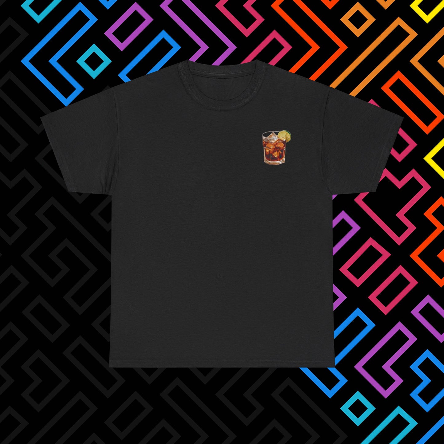 "Whiskey Cola" Backprint T-Shirt Unisex