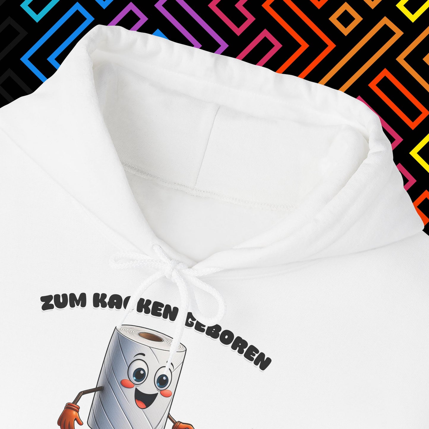 "Zum Kacken geboren" Hoodie Unisex