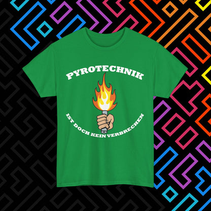 "Pyrotechnik ist kein Verbrechen" T-Shirt Unisex