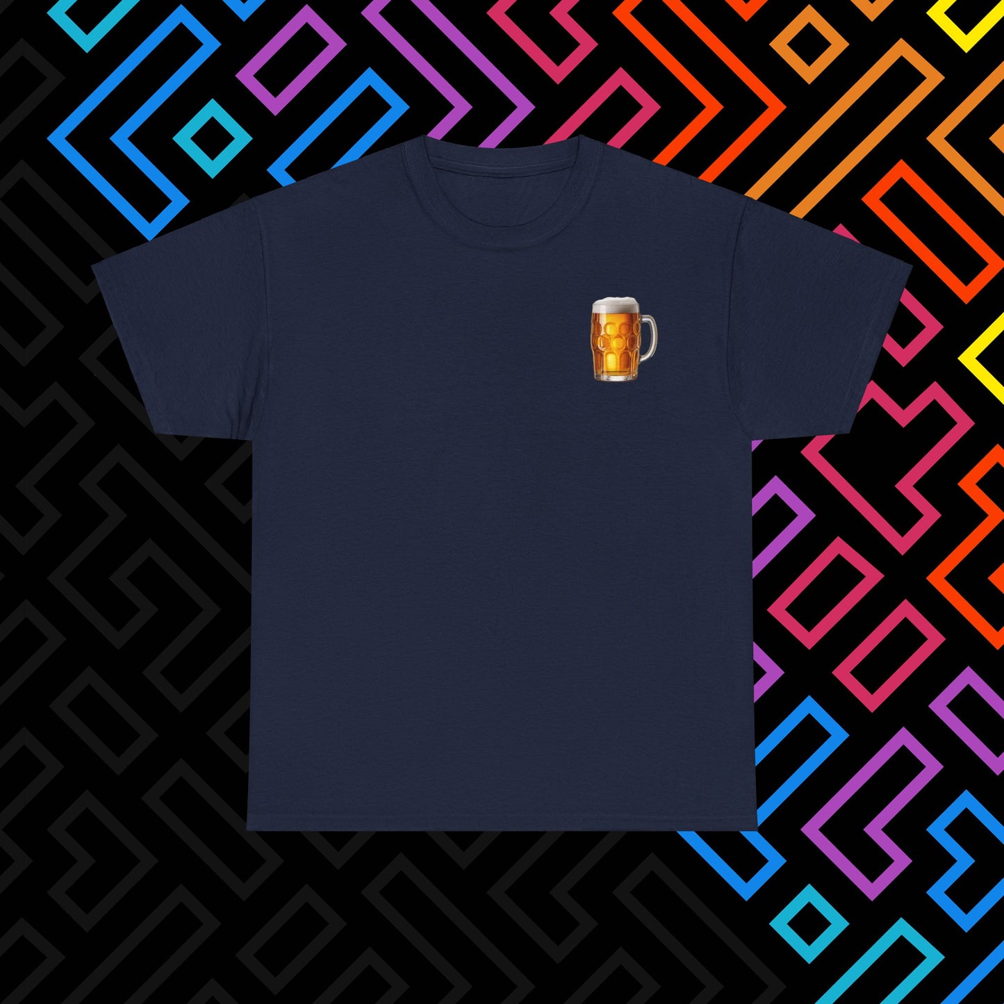 "Beer" Backprint T-Shirt Unisex