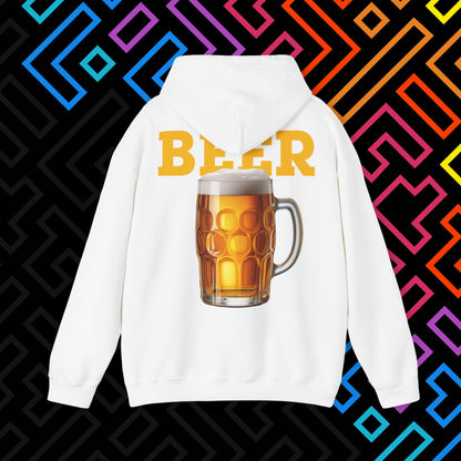 "Beer" Backprint Hoodie Unisex