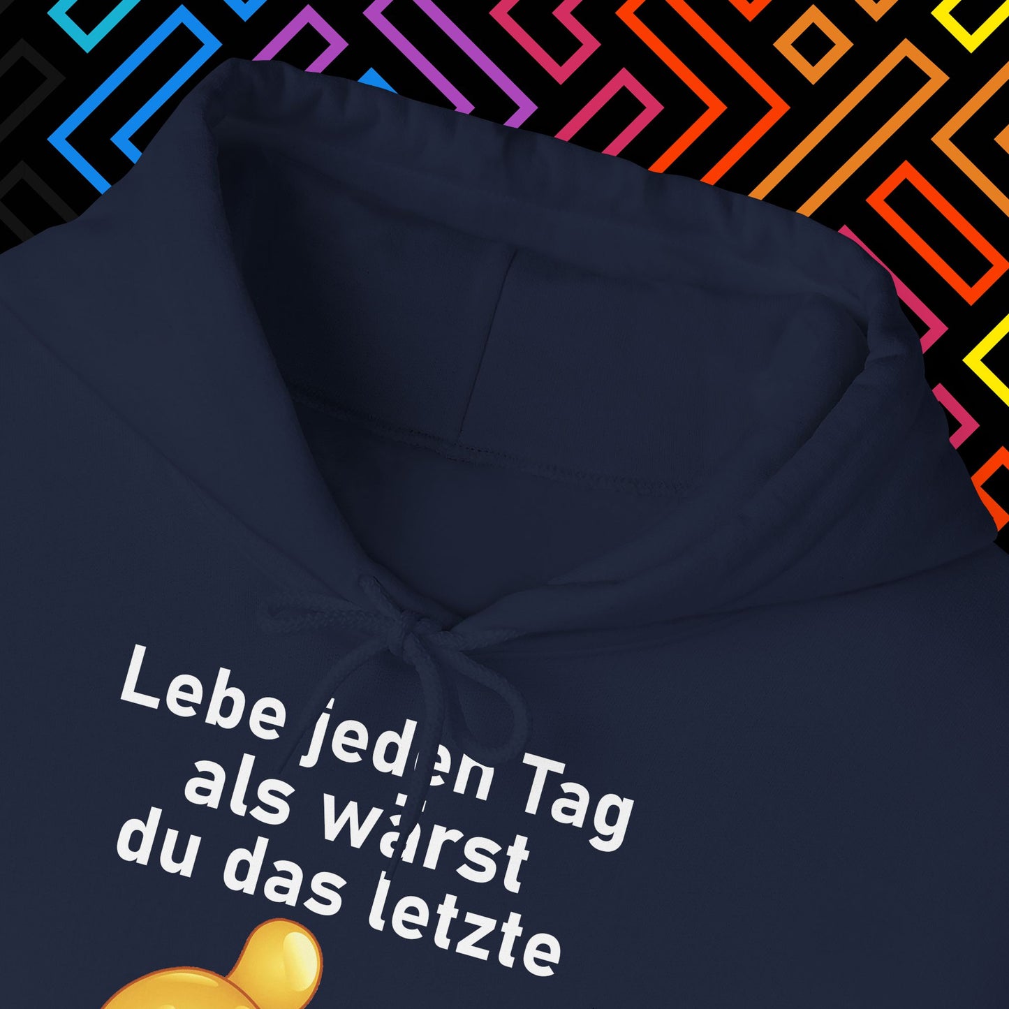 "Lebe jeden Tag" Hoodie Unisex