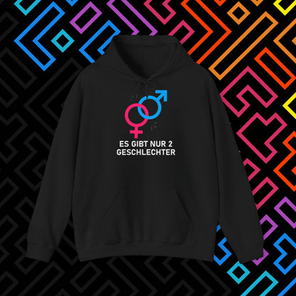"2 Geschlechter" Hoodie Unisex