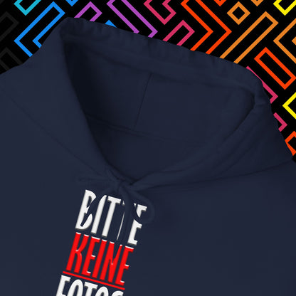 "Bitte Keine Fotos" Hoodie Unisex