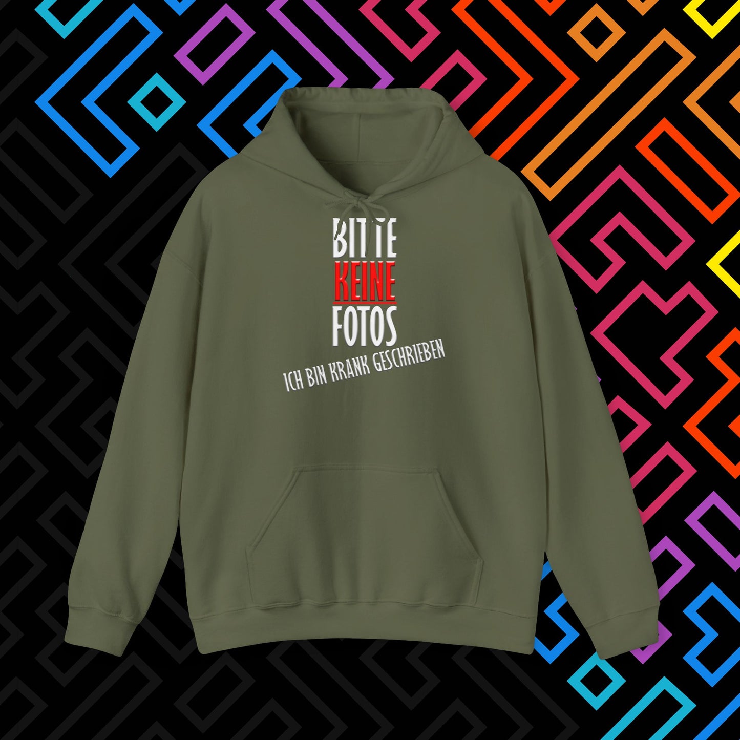 "Bitte Keine Fotos" Hoodie Unisex
