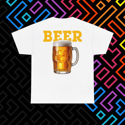 "Beer" Backprint T-Shirt Unisex