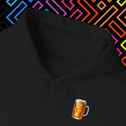 "Beer" Backprint Hoodie Unisex