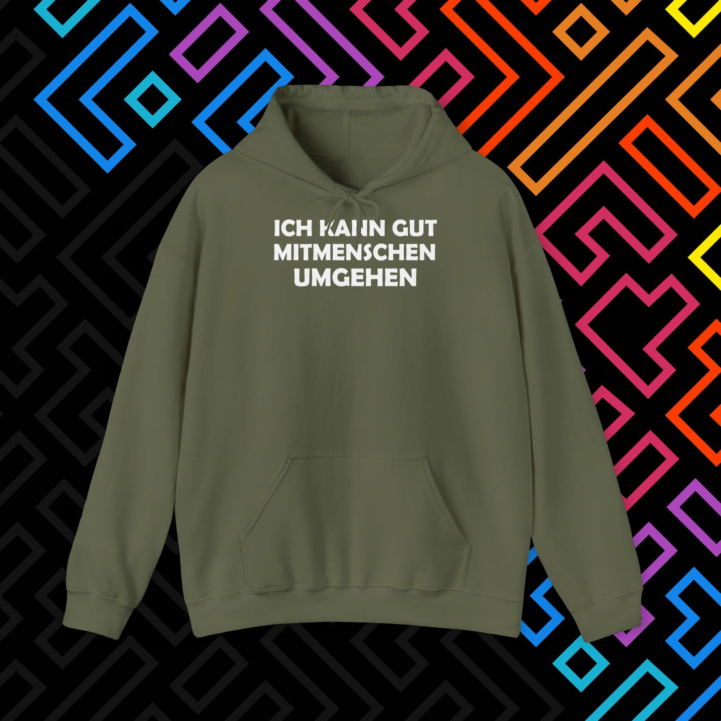 "Mitmenschen umgehen" Hoodie Unisex