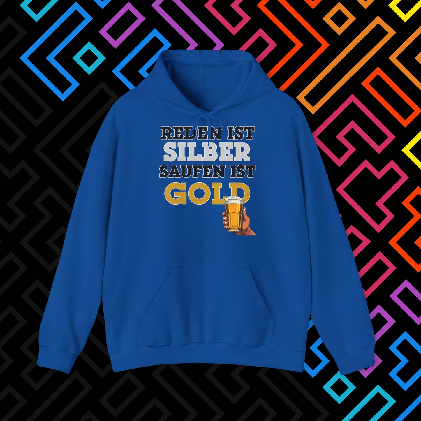 "Saufen ist Gold" Hoodie Unisex