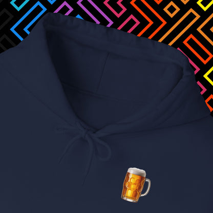 "Beer" Backprint Hoodie Unisex