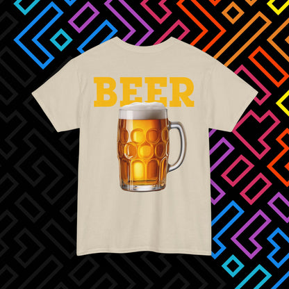 "Beer" Backprint T-Shirt Unisex