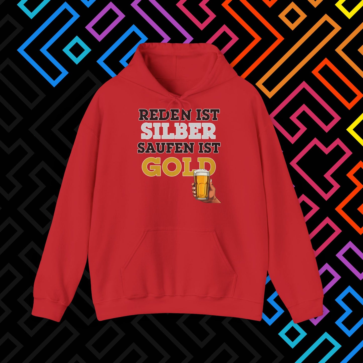 "Saufen ist Gold" Hoodie Unisex