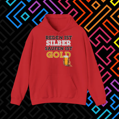 "Saufen ist Gold" Hoodie Unisex