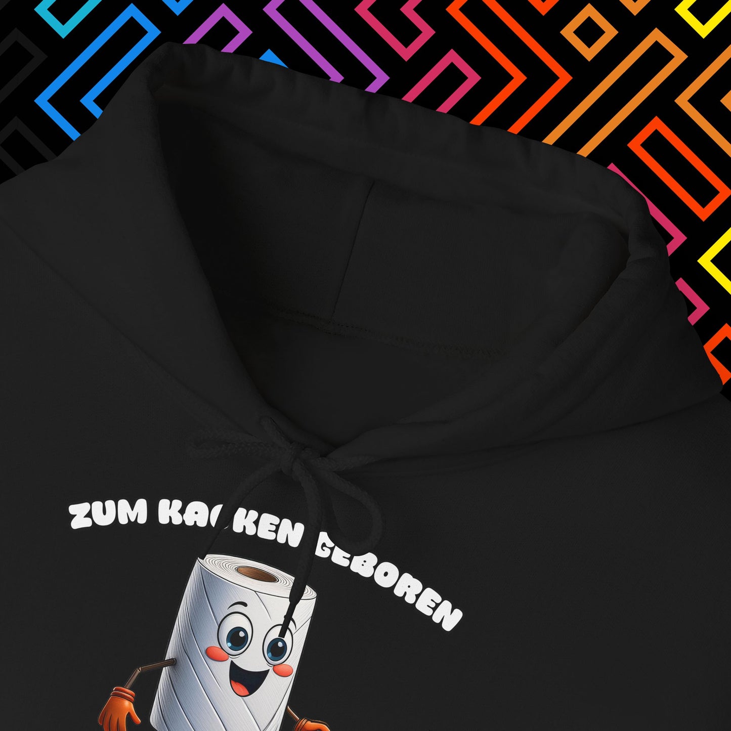 "Zum Kacken geboren" Hoodie Unisex