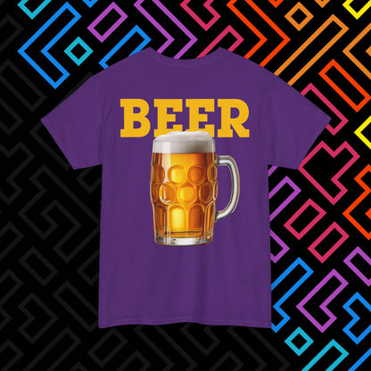 "Beer" Backprint T-Shirt Unisex