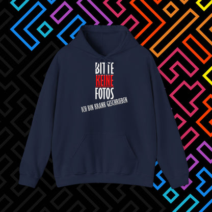 "Bitte Keine Fotos" Hoodie Unisex