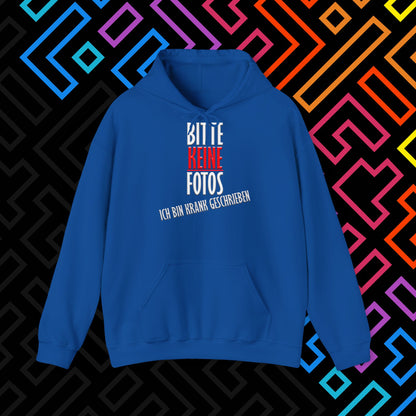 "Bitte Keine Fotos" Hoodie Unisex
