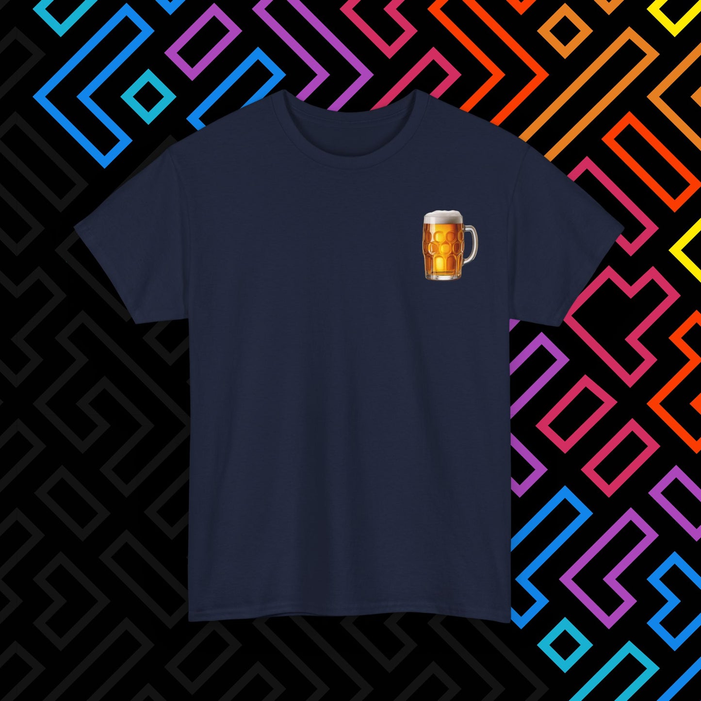 "Beer" Backprint T-Shirt Unisex